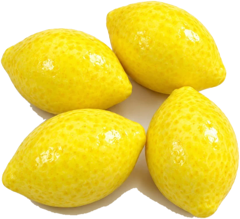 شكل علكة ليمون من العلكة والحلوى